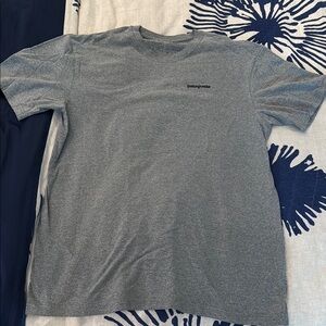 Patagonia Gray Short Sleeve Tee Casual Comfort